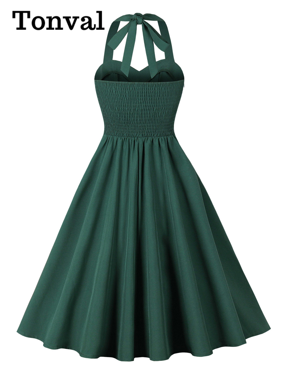 Tonval Halter Neck 50s Retro P - Women'S Fashion Of The 50S 评论和价格