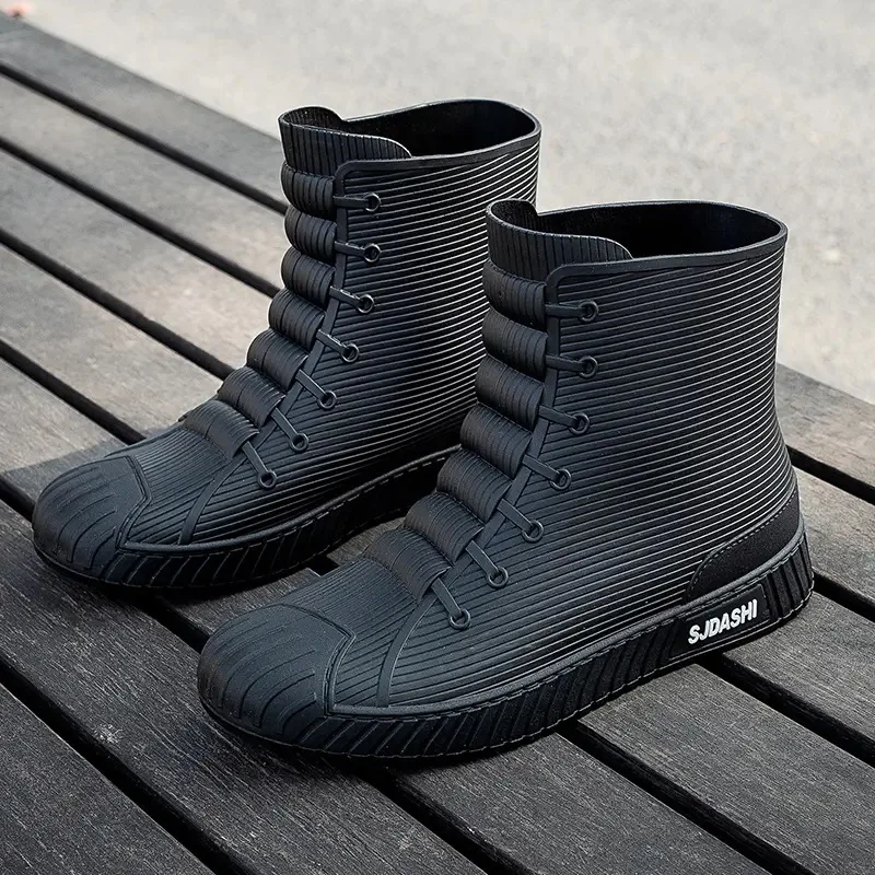 Couple Rain Boots Fashion Rubb - Women'S Fashion Gumboots 评论和价格