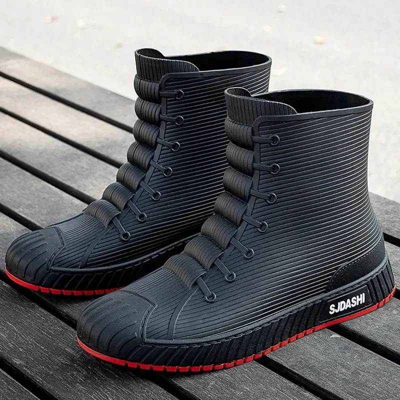 Couple Rain Boots Fashion Rubb - Women'S Fashion Gumboots 评论和价格