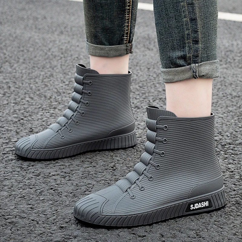 Couple Rain Boots Fashion Rubb - Women'S Fashion Gumboots 评论和价格