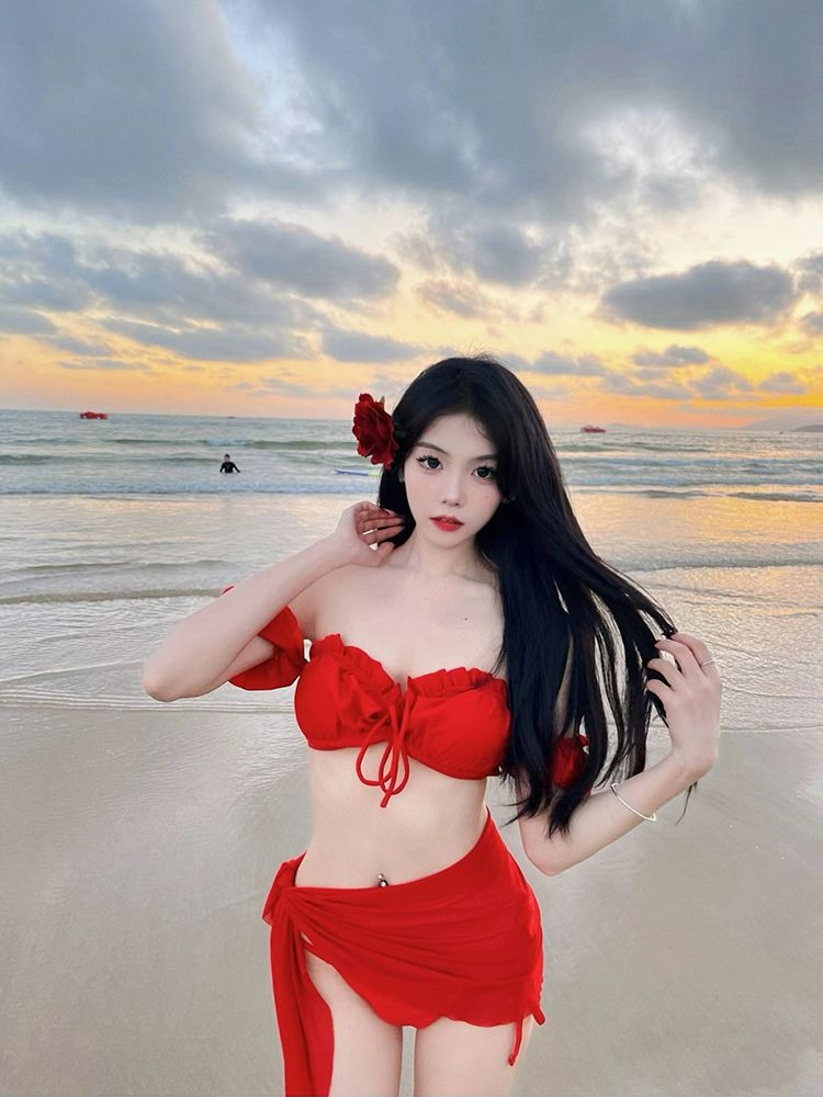 Sexy Red Bikini for Women 2026 - Women'S Fashion Middle Ages 评论和价格