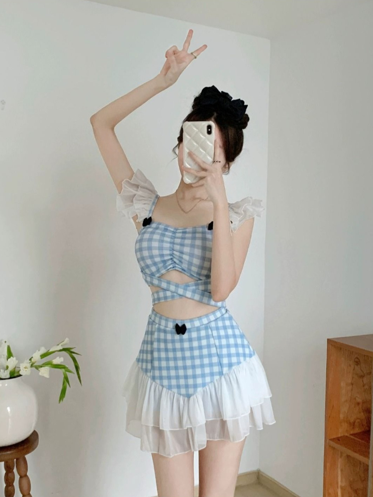 Ladies Slimming Halter Bathing - Women'S Fashion Middle Ages 评论和价格