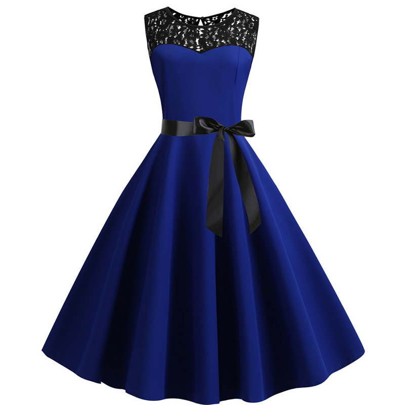 Elegant Party Dress Women Summ - Women'S Fashion Of The 50S 评论和价格