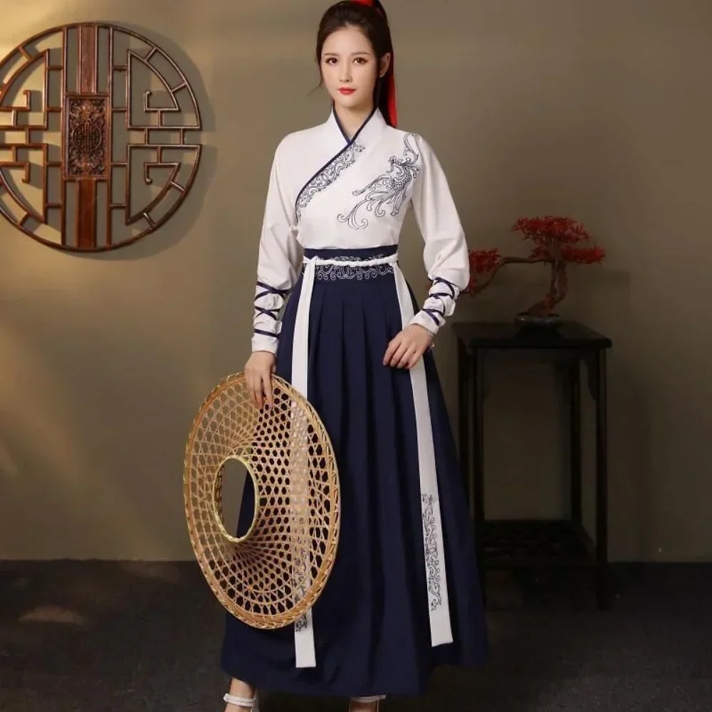 Modern Hanfu Women Top Skirt 2 - Women'S Fashion Leggings 评论和价格