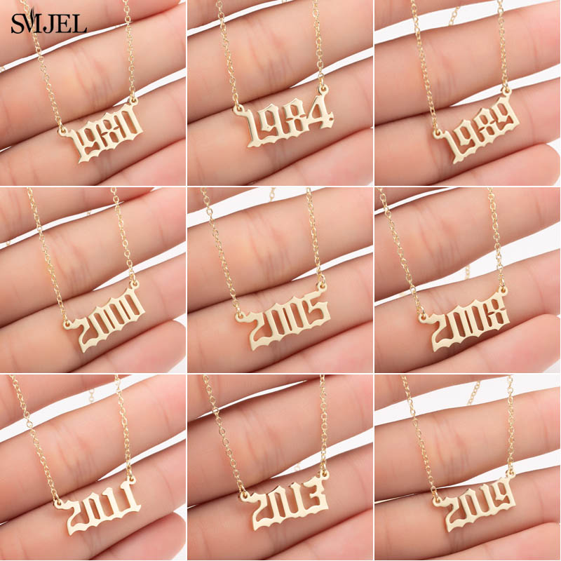 SMJEL Personalize Year Number  - Women'S Fashion Show 2022 评论和价格