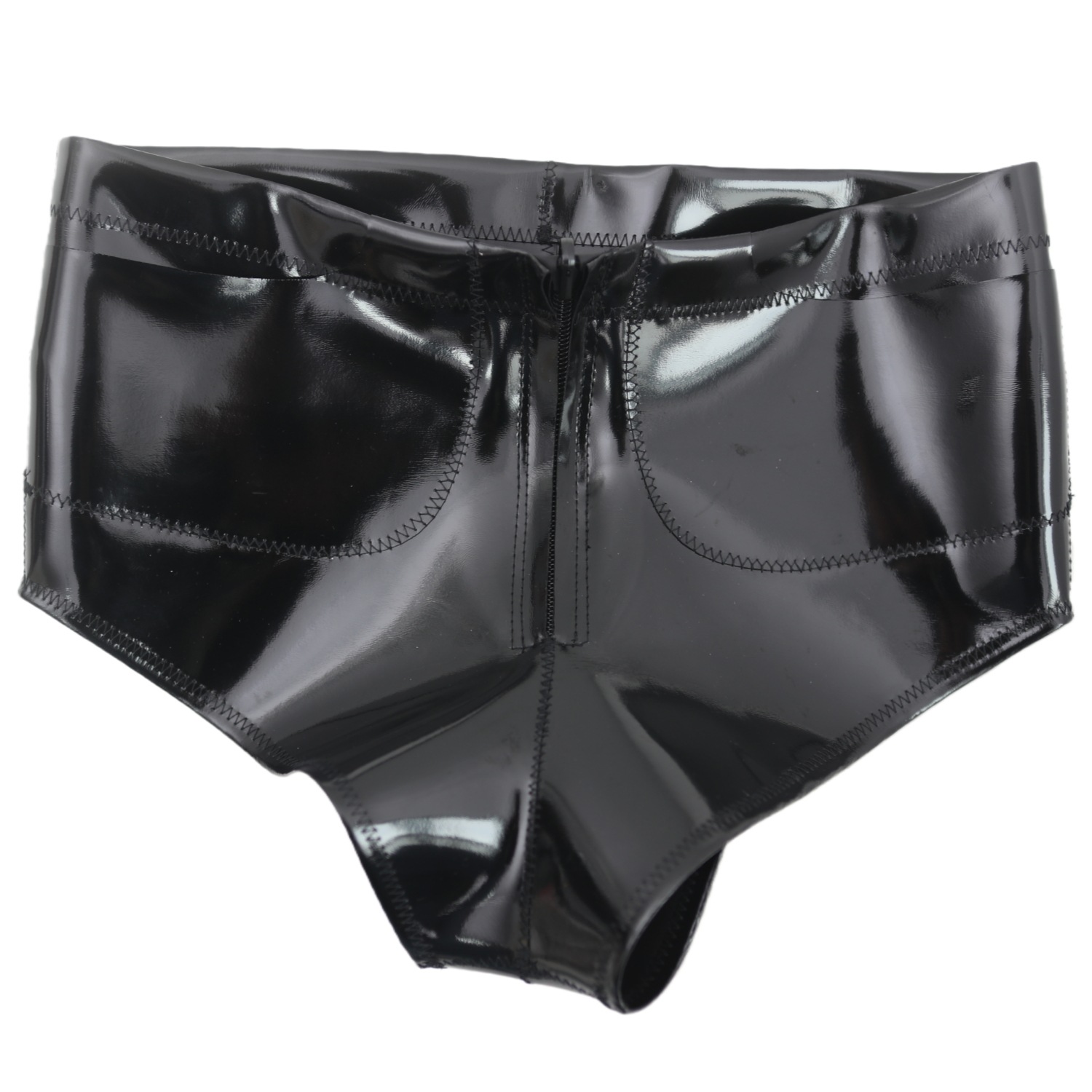 Women Men Glossy Pocket Shorts - Trend Women Fashion 评论和价格