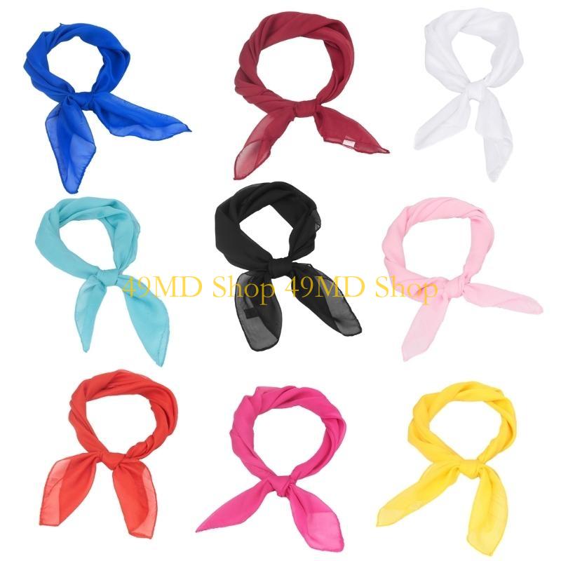 49MD 1950s Scarf Square Ribbon - Women'S Fashion Of The 50S 评论和价格