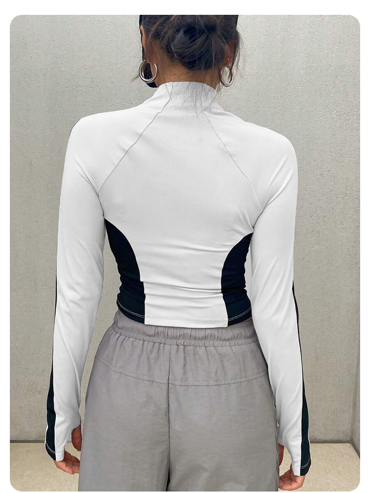 Yoga Clothes Stand Up Collar J - Trend Women Fashion 评论和价格