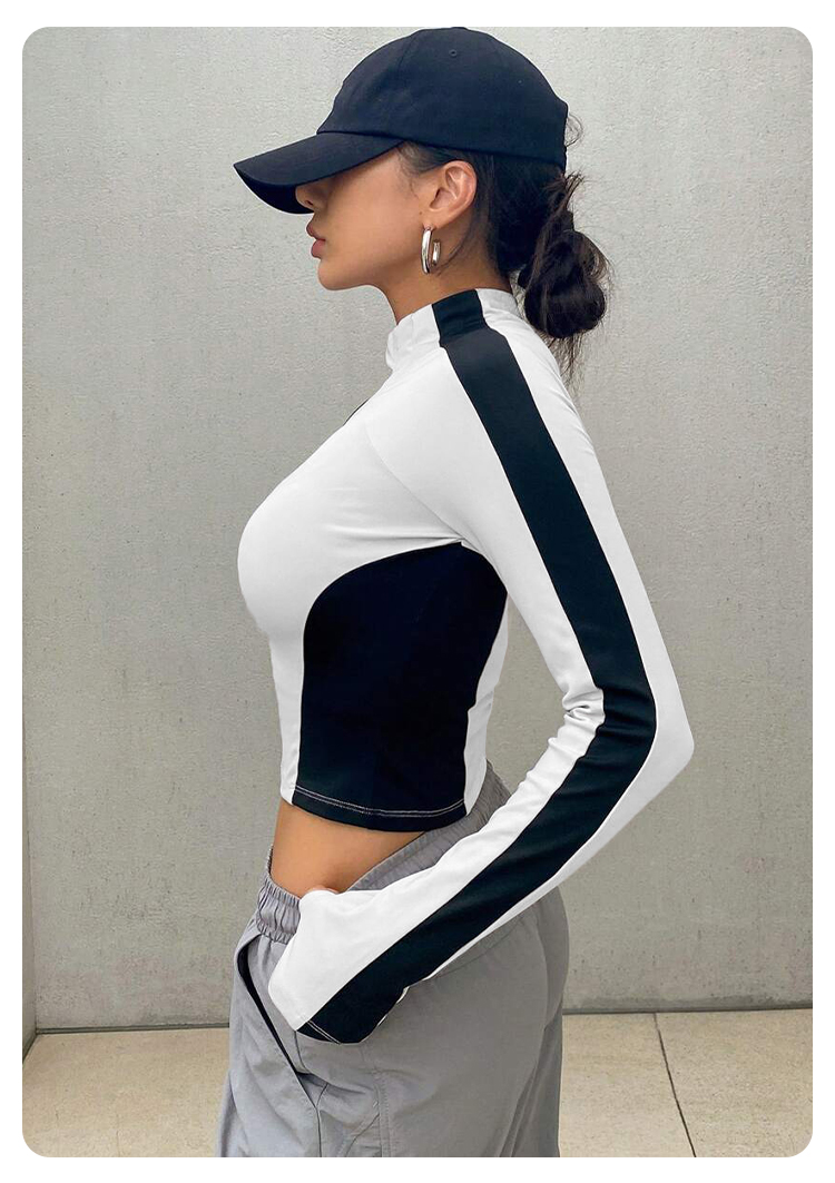 Yoga Clothes Stand Up Collar J - Trend Women Fashion 评论和价格