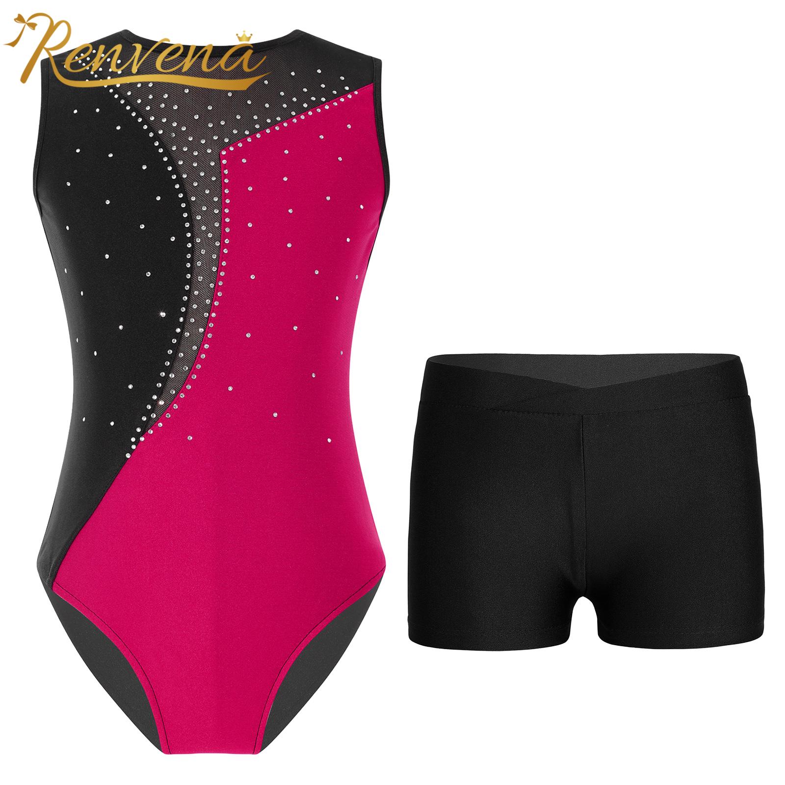 Kids Ballet Tutu Dance Outfits - Sleeveless Jumpsuit 评论和价格