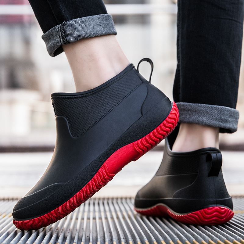 Fashion Couple's Rain Boots Ru - Women'S Fashion Gumboots 评论和价格
