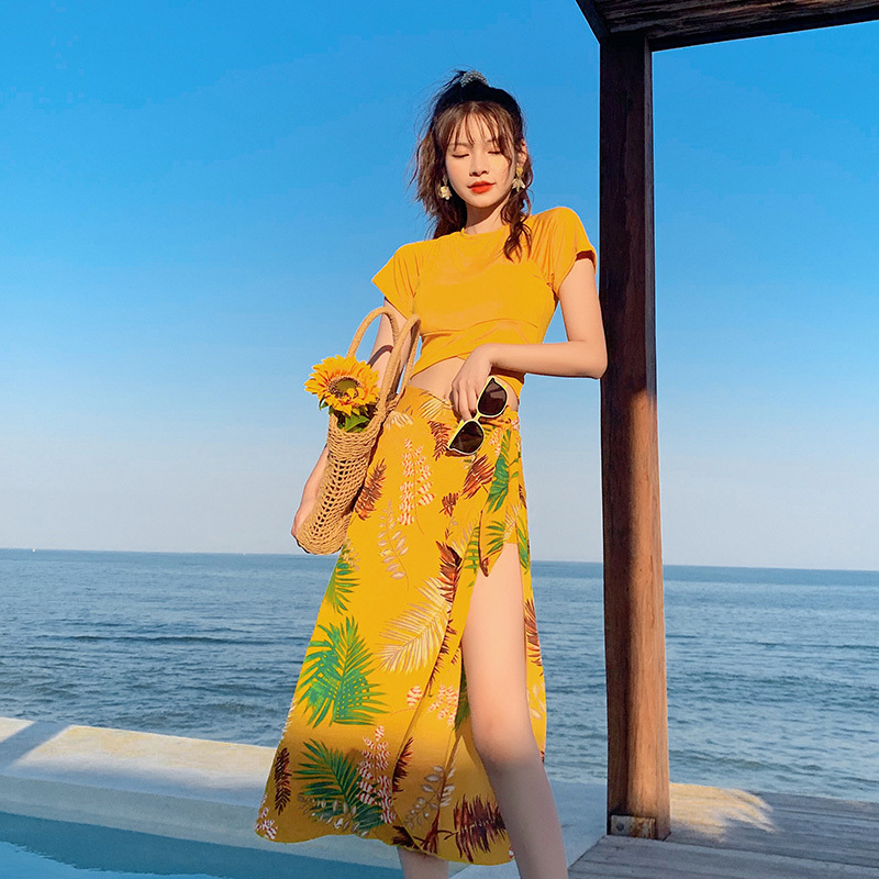 2026 New 3 Piece Swimsuit Wome - Women'S Fashion Middle Ages 评论和价格