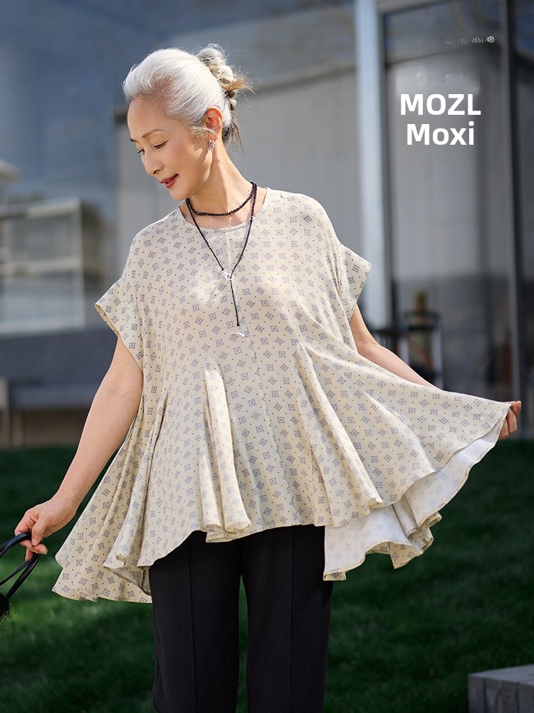 Muzhi Mid-aged Mom Summer Fash - Women'S Fashion Of The 50S 评论和价格