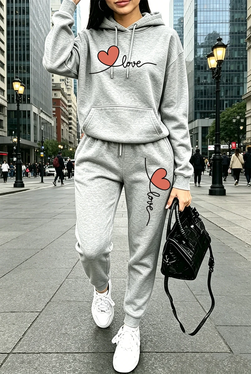 Womens Tracksuit Print Casual  - Women'S Fashion Middle Ages 评论和价格