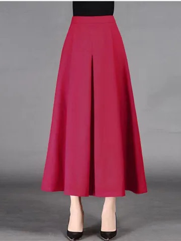 plus Size Mom Slimming Wide Le - Women'S Fashion Kilt 评论和价格