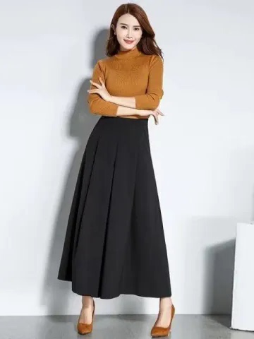 plus Size Mom Slimming Wide Le - Women'S Fashion Kilt 评论和价格