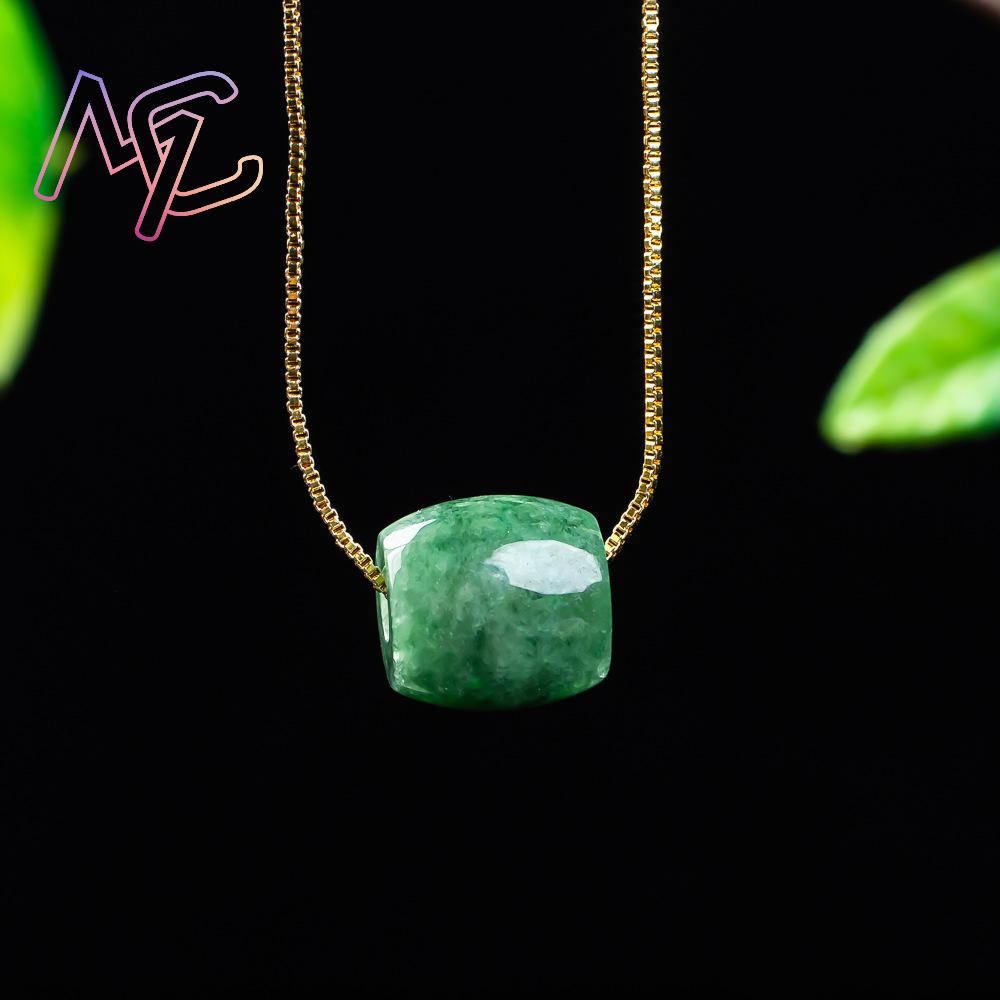 Natural Real Jade Bead Pendant - Trend Women Fashion 评论和价格