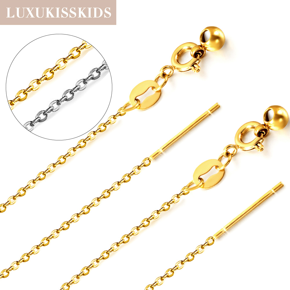 LUXUKISSKIDS 1mm O Chain Neckl - Women'S Fashion Show 2022 评论和价格