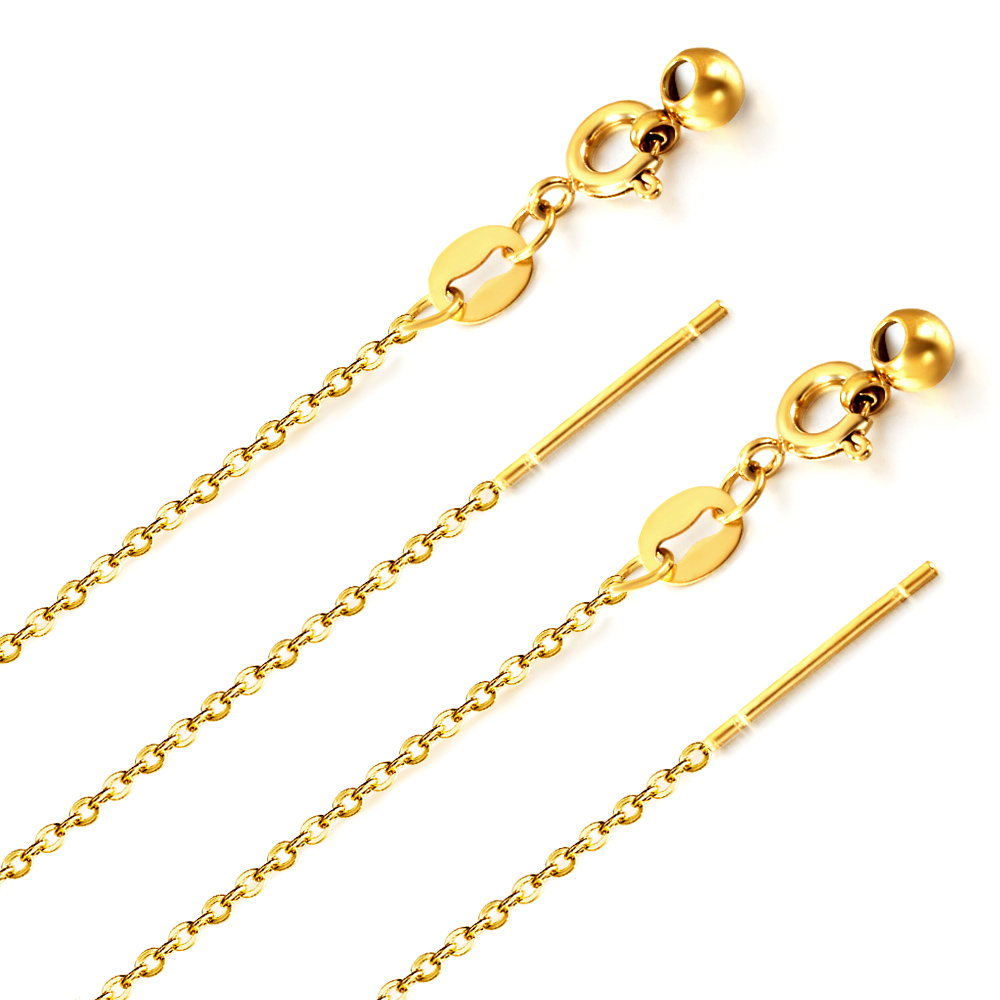 LUXUKISSKIDS 1mm O Chain Neckl - Women'S Fashion Show 2022 评论和价格