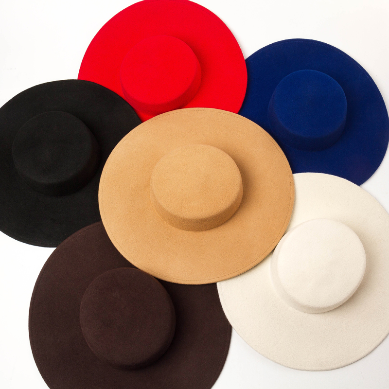2022 Women Wide Big Brim Wool  - Women'S Fashion Show 2022 评论和价格