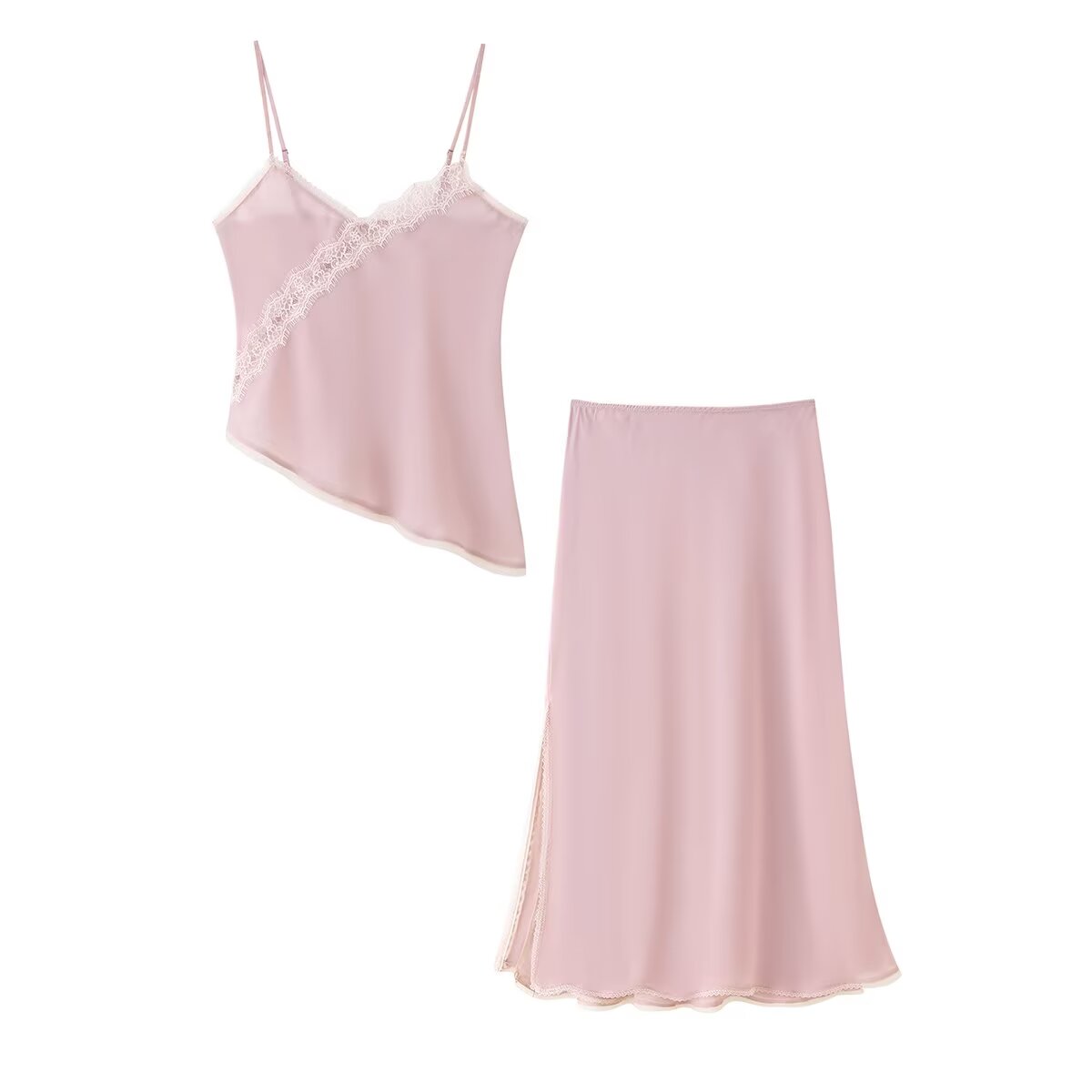 Tidalyf 2025 Women Pink Cami T - Lace Trim Cami 评论和价格