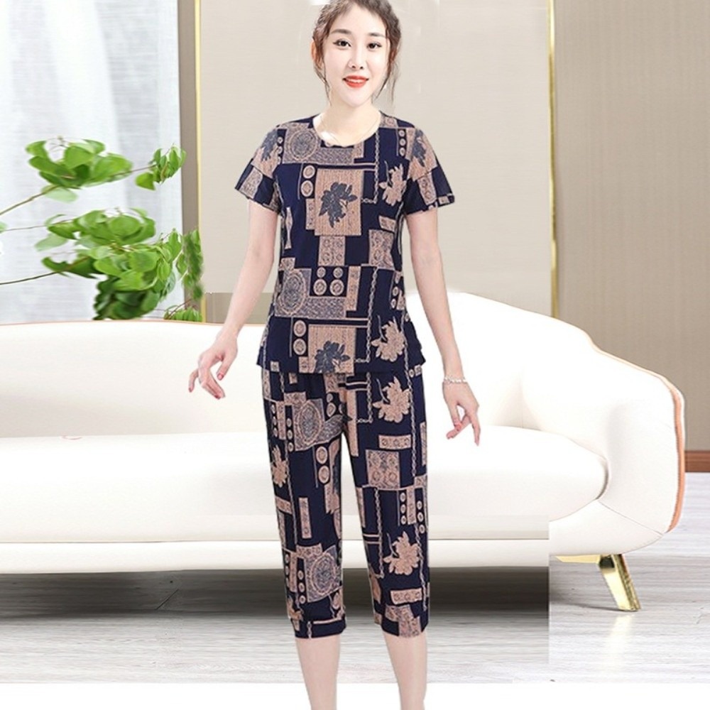 Fashion Plus Size Elderly T-sh - Women'S Fashion Pajamas 评论和价格