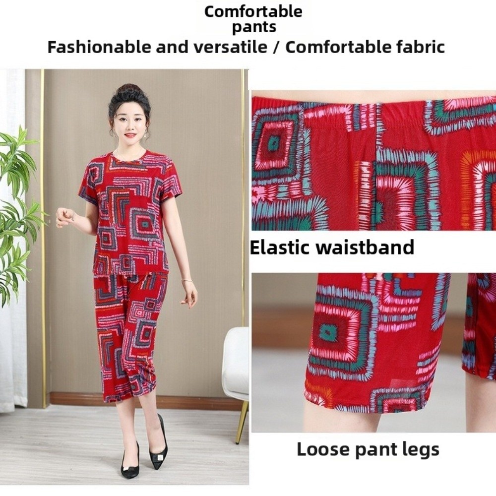 Fashion Plus Size Elderly T-sh - Women'S Fashion Pajamas 评论和价格